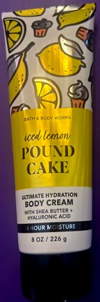 Banner Image for Body Cream Iced Lemon Pound Cake for $9.95