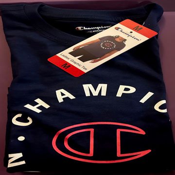 Banner Image for Large Champion Navy Girls Shirt $9.95