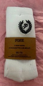 Banner Image for White VS socks for $4.95